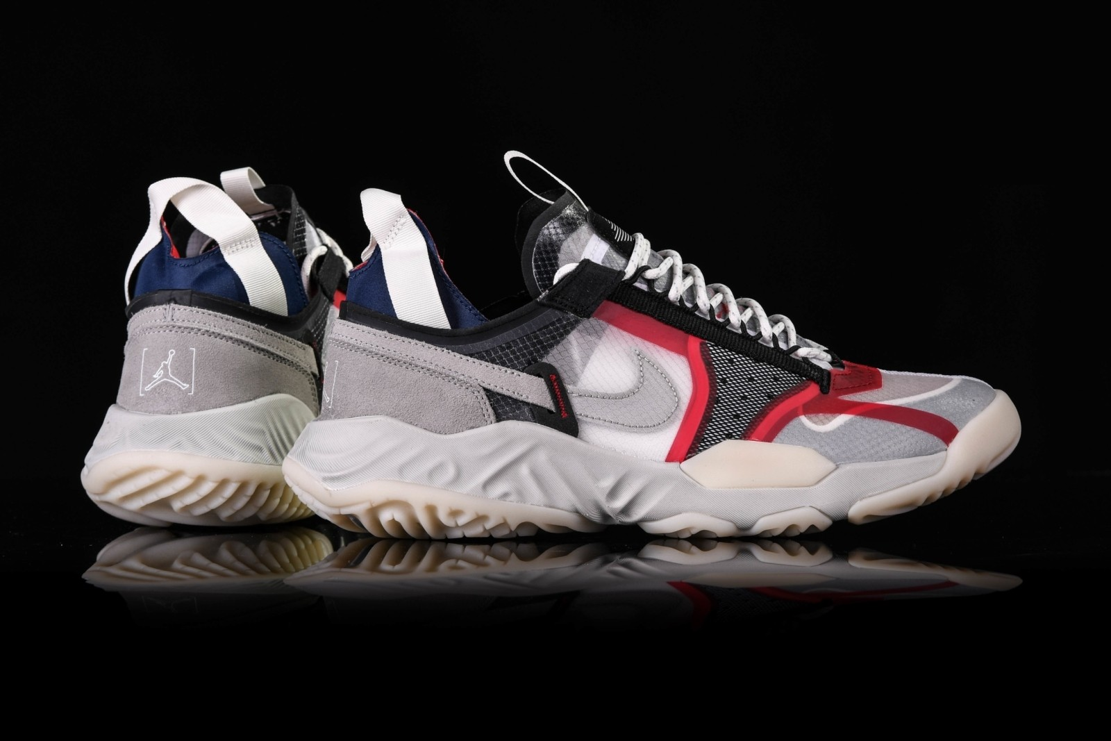 Фото № 3 с приближением к товару «‎Nike Air Jordan Delta Sports Casual Shoes greyredblack»