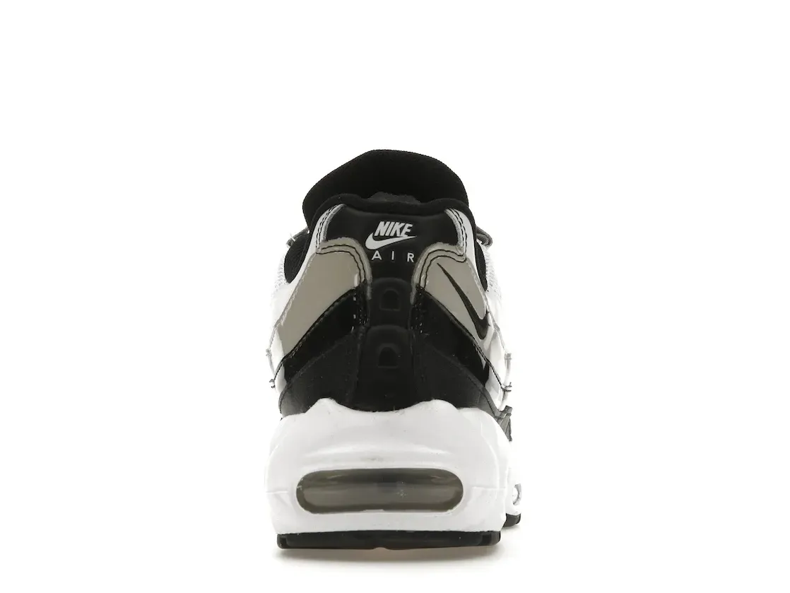 Фото № 4 с приближением к товару «‎Nike Air Max 95 White Light Iron Ore Black Patent »