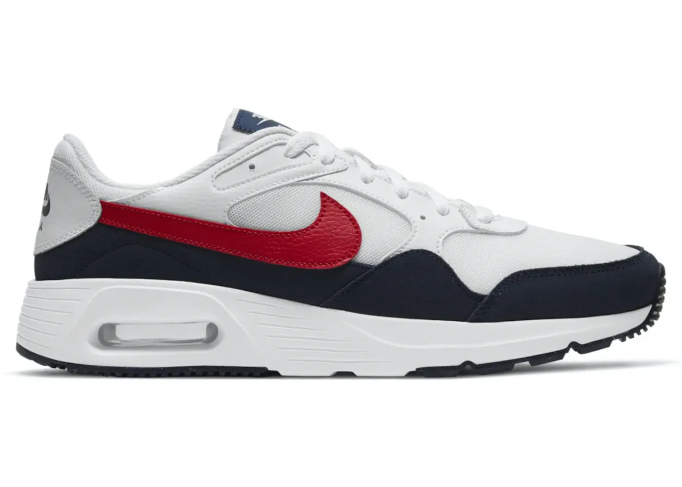 Фото № 1 с приближением к товару «‎Nike Air Max SC White University Red»