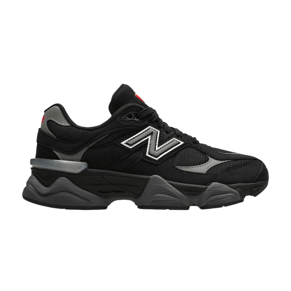 New Balance 9060 Big Kid Wide Black Grey Silver