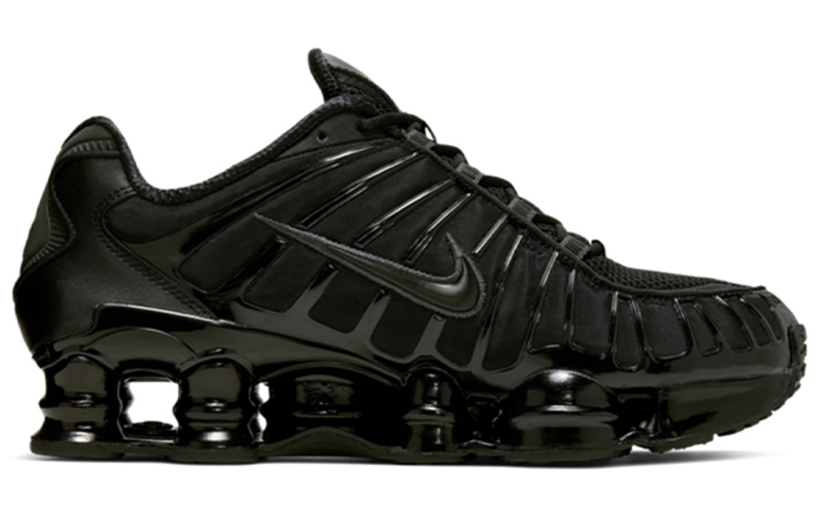 Фото № 2 с приближением к товару «‎ Nike Shox TL Series Running shoes BlackMetallic HematiteMax Orange»