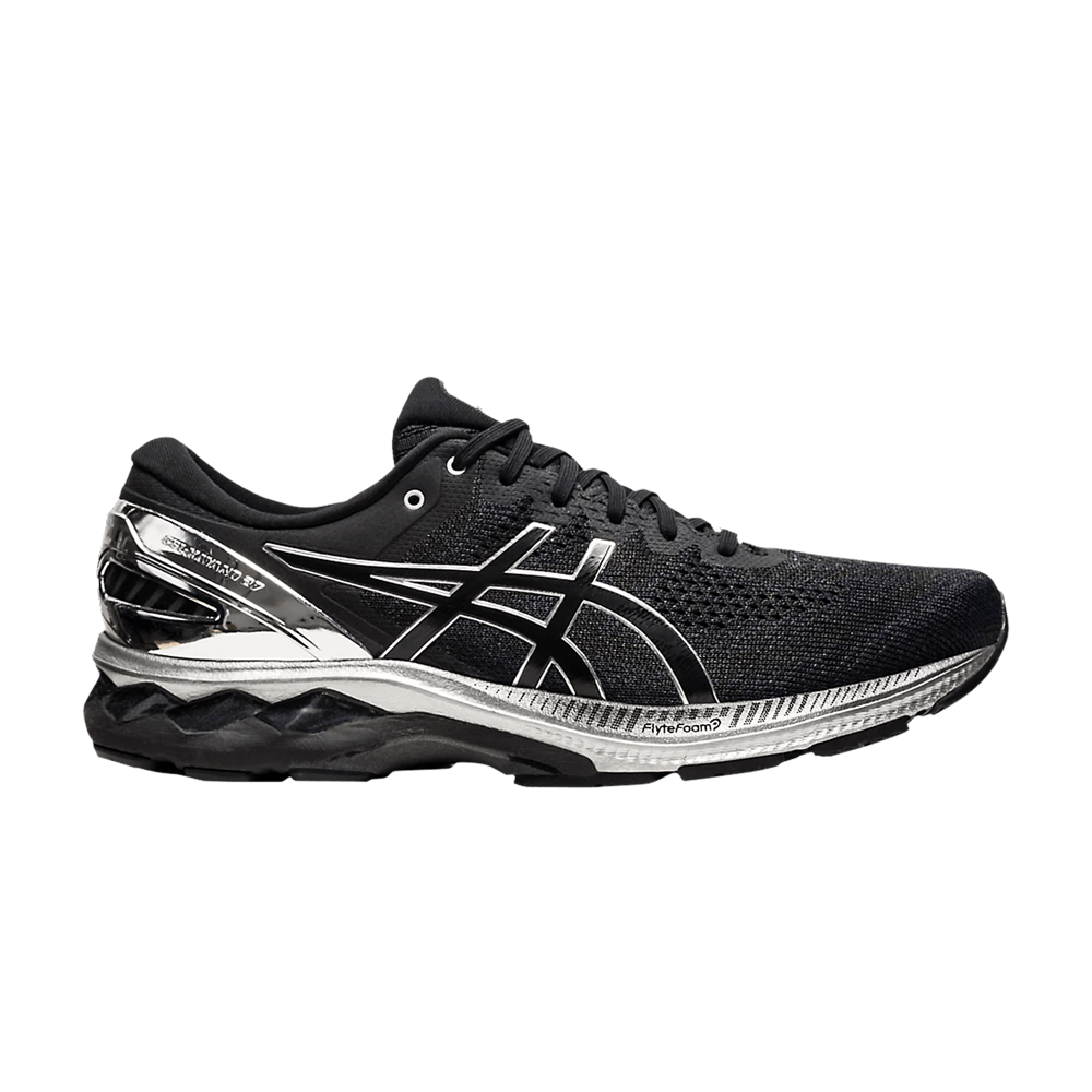 Asics Gel Kayano 27 Platinum Black Pure Silver