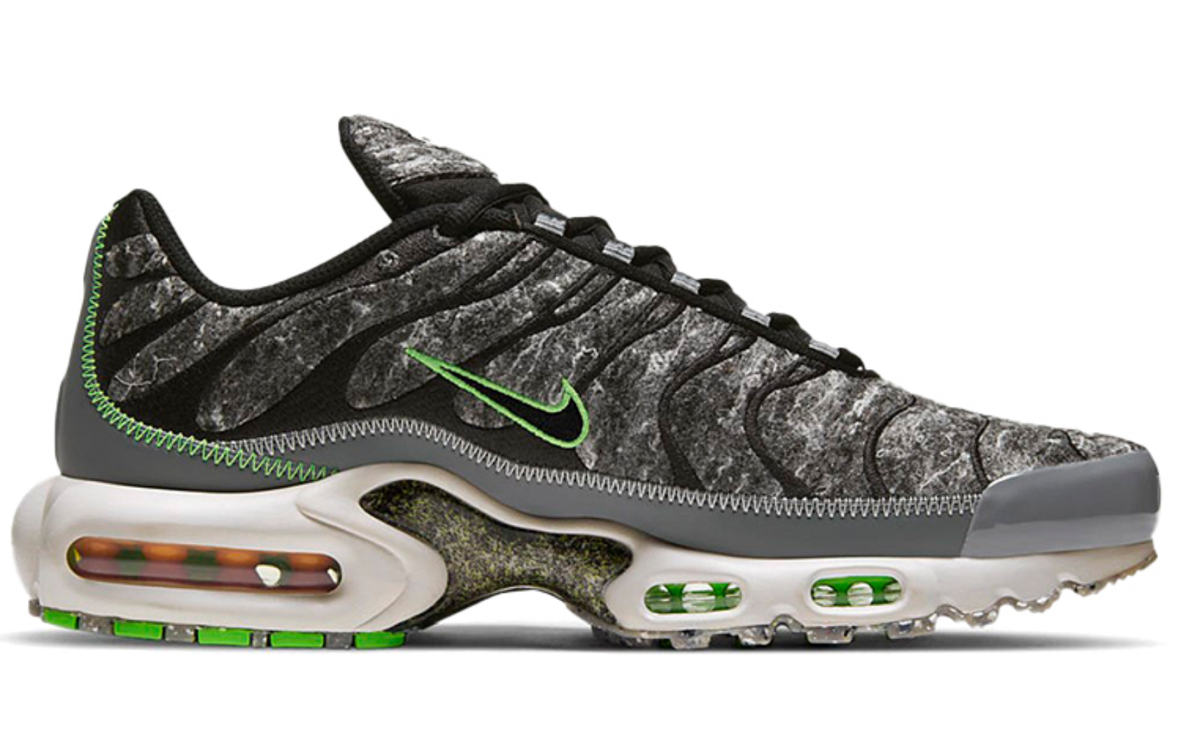 Фото № 2 с приближением к товару «‎Nike Air Max Plus Essential "Crater" BlackGreyGreen»