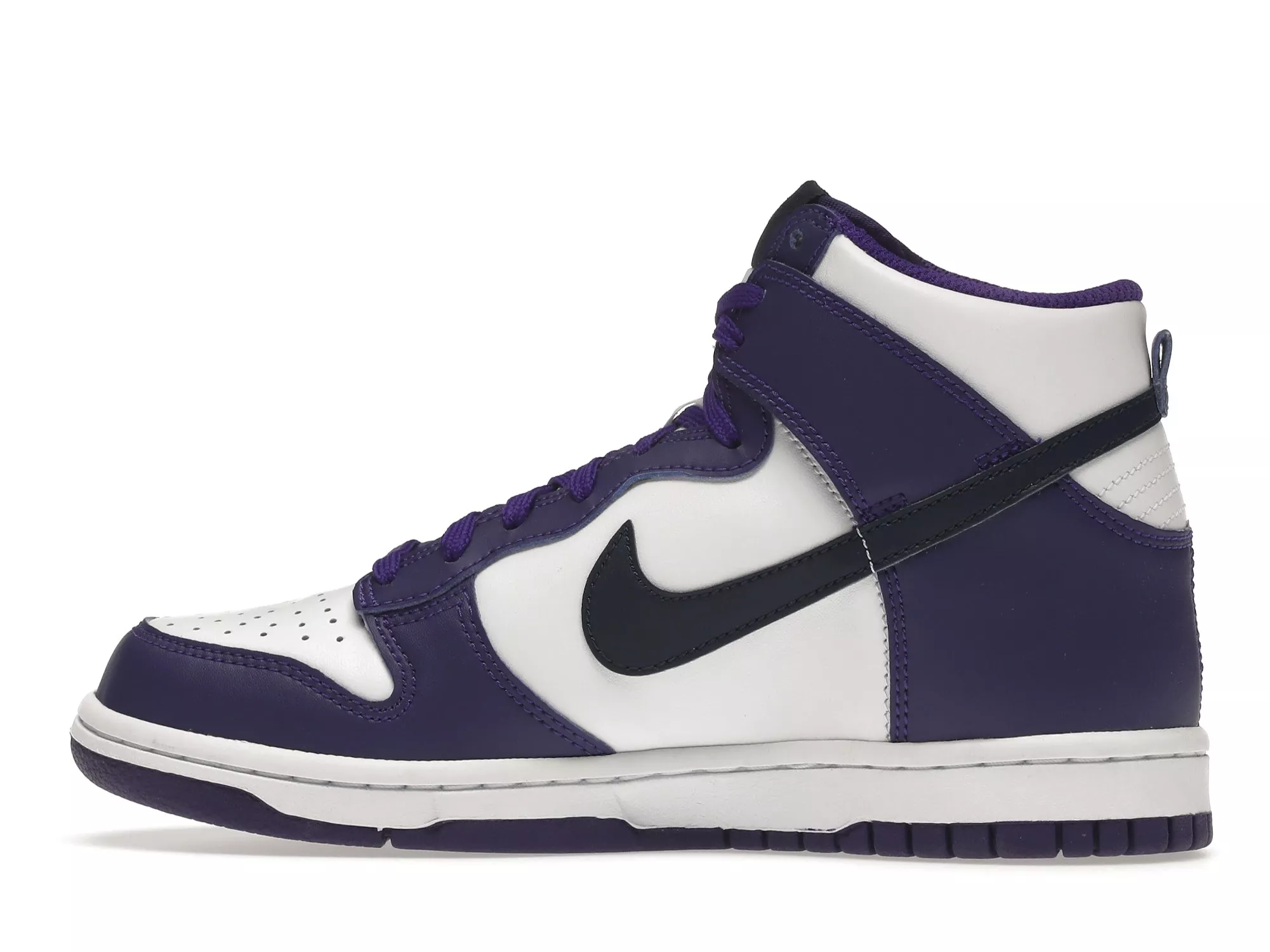 Фото № 3 с приближением к товару «‎Nike Dunk High Electro Purple Midnght Navy »