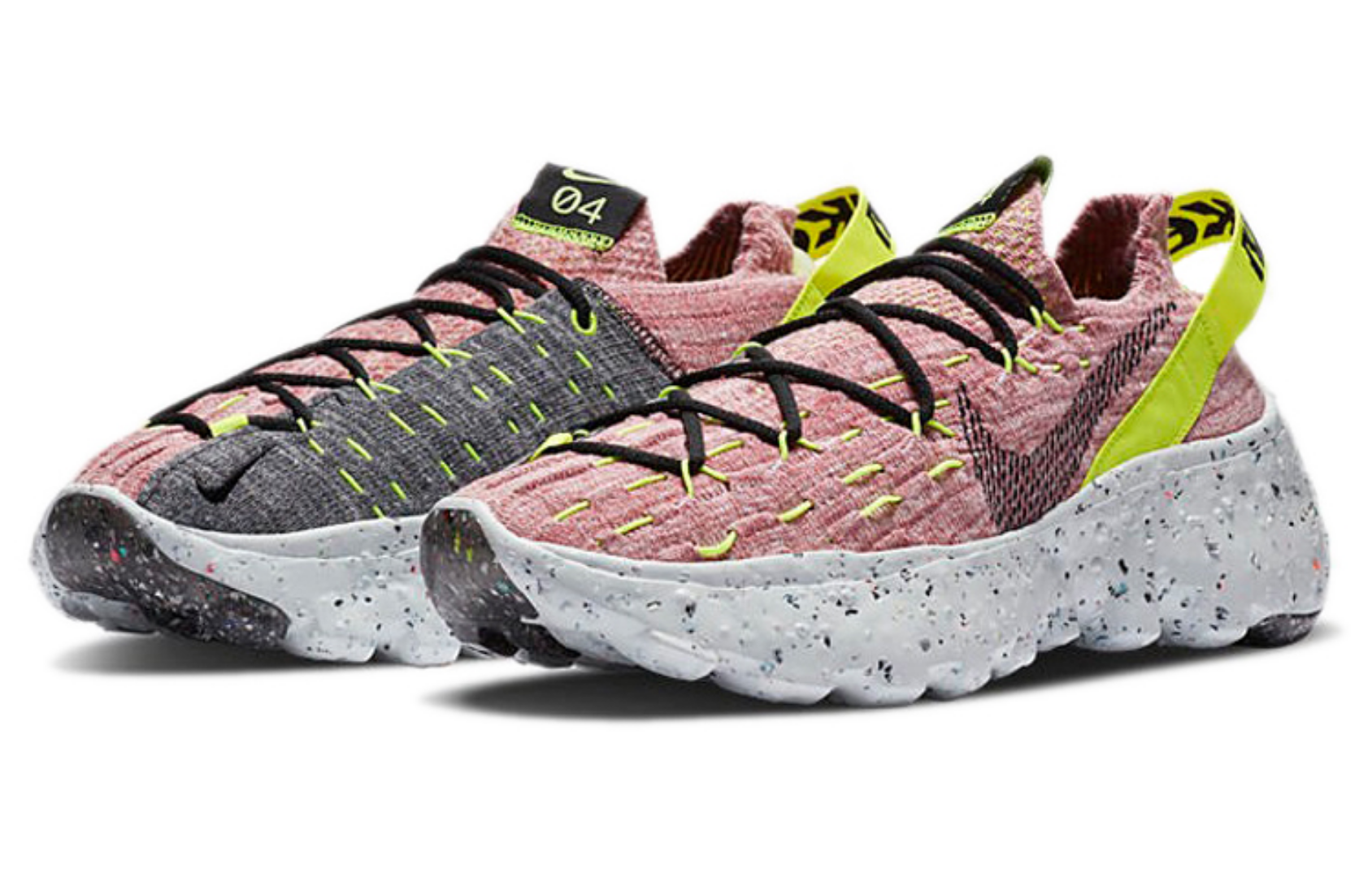 Фото № 3 с приближением к товару «‎Nike Space Hippie 04 PinkWhite»