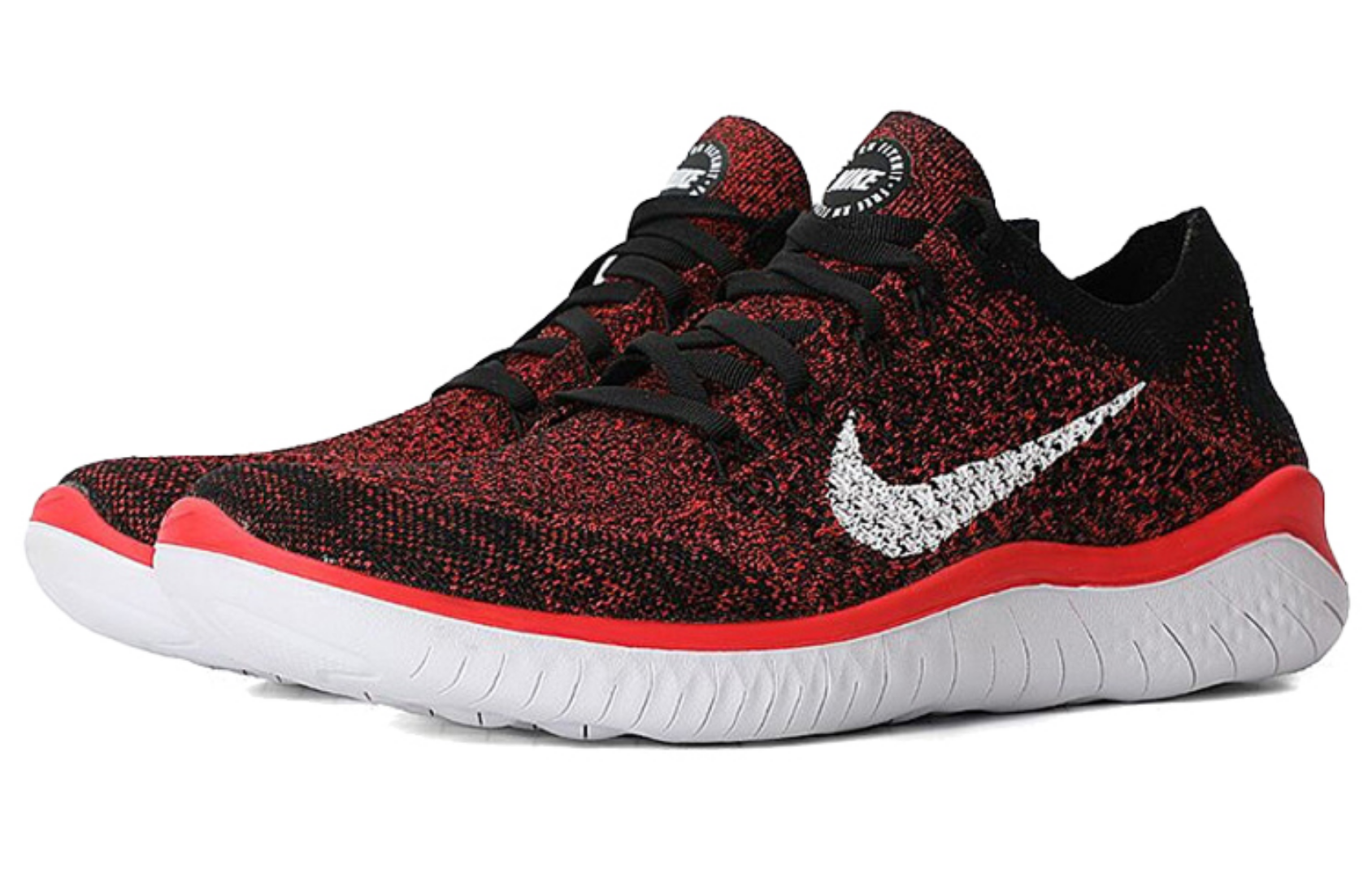 Фото № 3 с приближением к товару «‎Nike Free Rn Flyknit 2018 BlackRed»