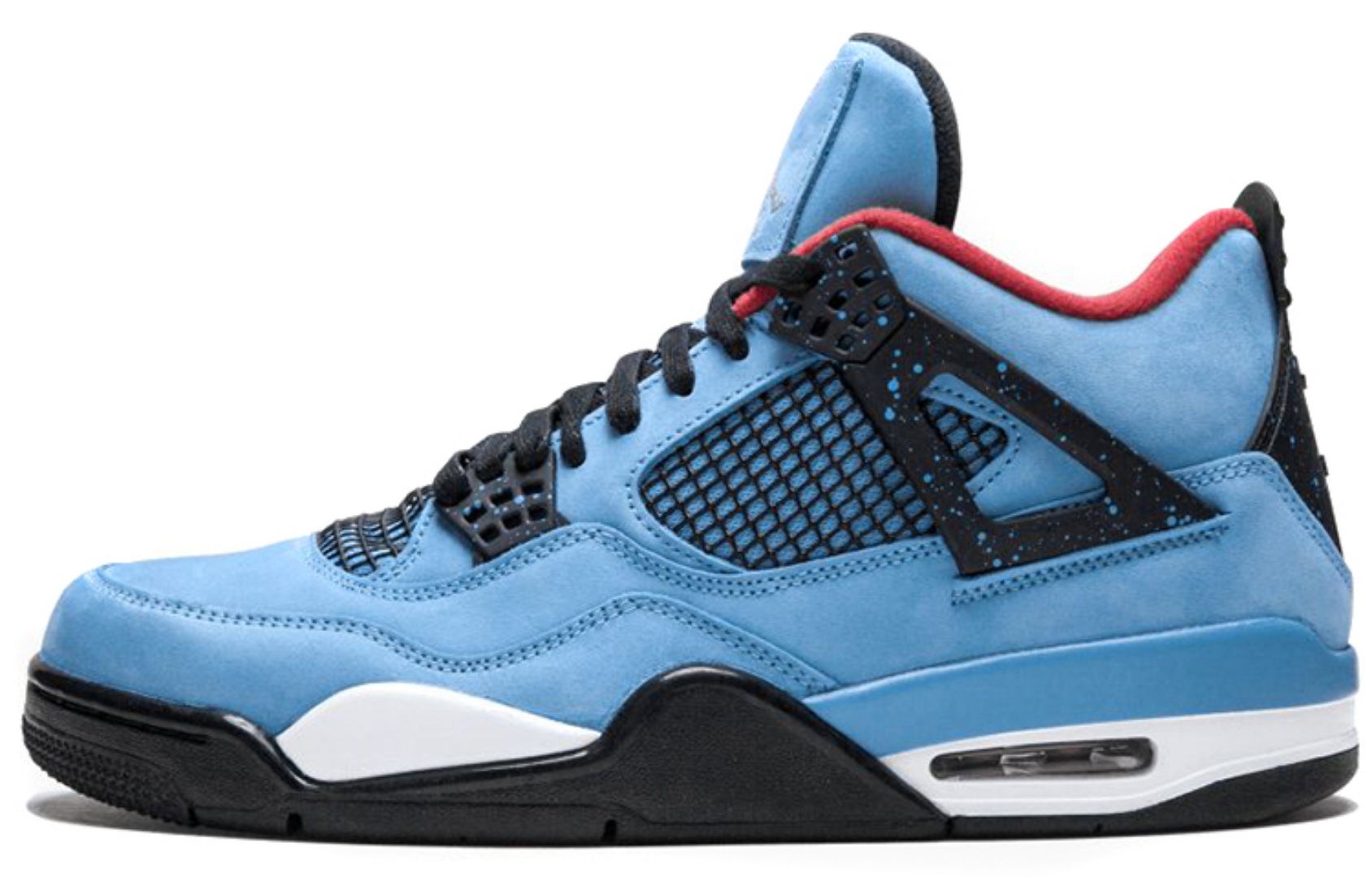 Фото № 1 с приближением к товару «‎Nike Air Jordan 4 Retro Travis Scott Cactus Jack Basketball Shoes blue»