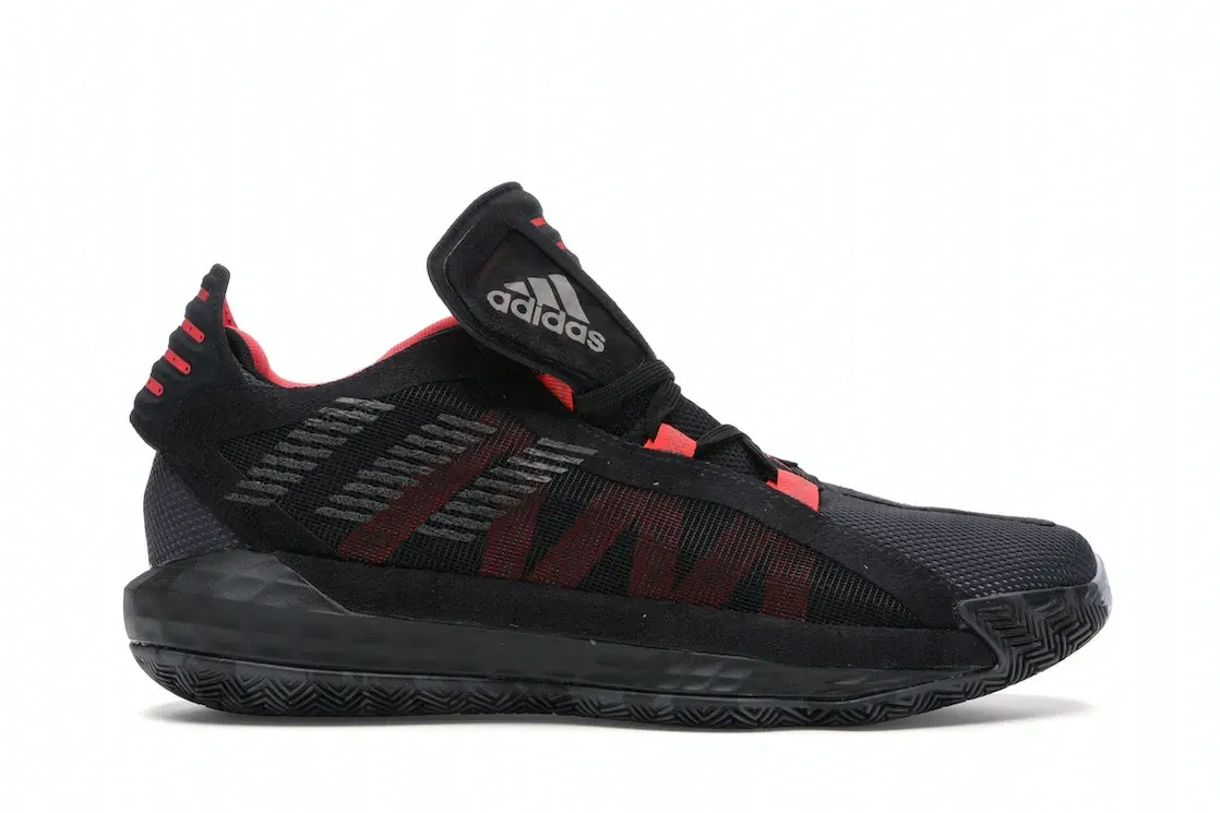 Фото № 1 с приближением к товару «‎adidas Dame 6 Ruthless Black Red»