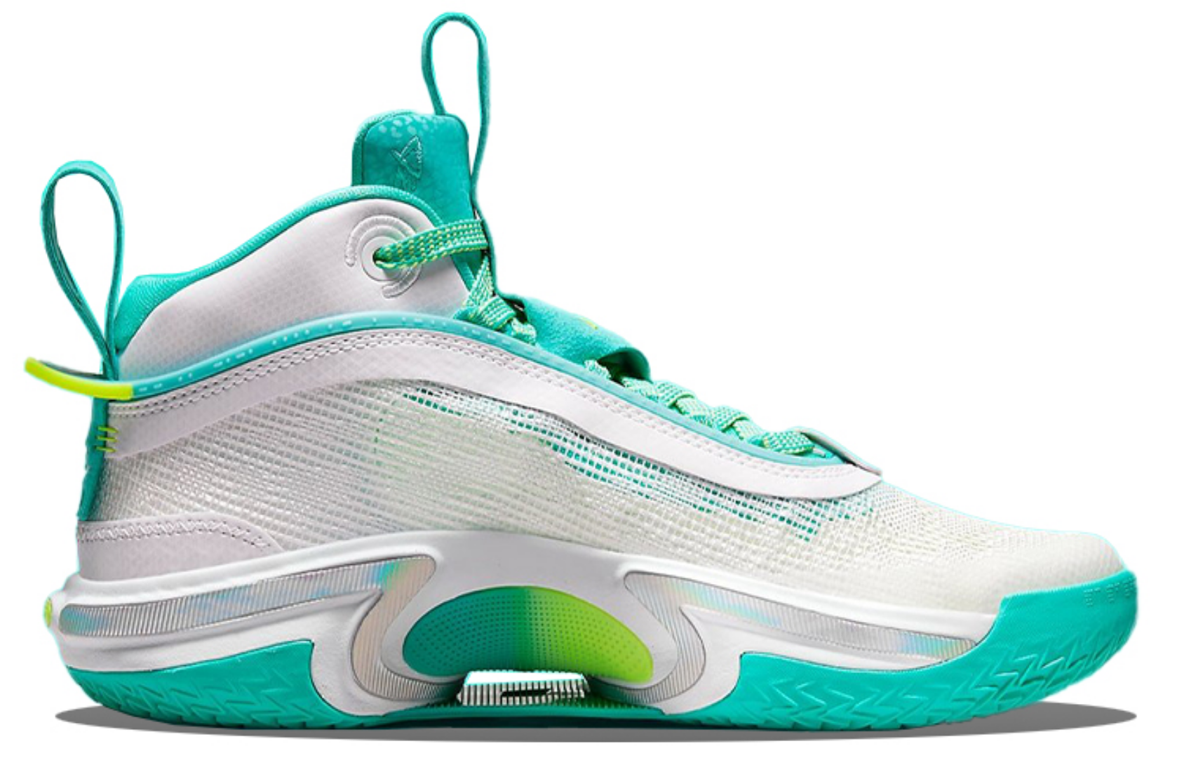 Фото № 2 с приближением к товару «‎Nike Air Jordan 36 PF Basketball shoes GUO Whitegreen»