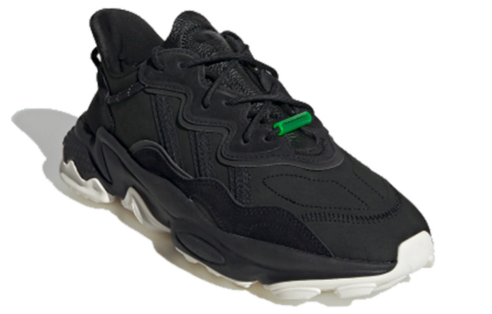 Фото № 2 с приближением к товару «‎ adidas originals Ozweego Sports Casual Shoes Core Black Off White»