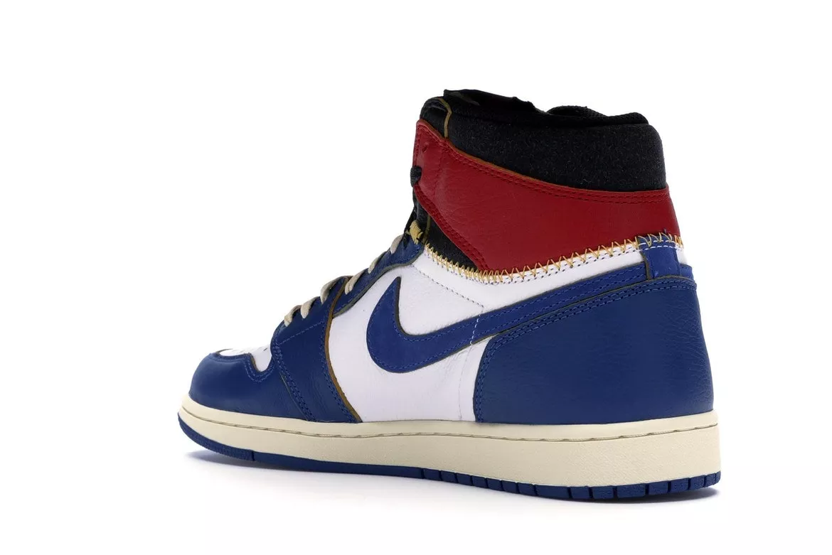 Фото № 3 с приближением к товару «‎Jordan 1 Retro High Union Los Angeles Blue Toe»