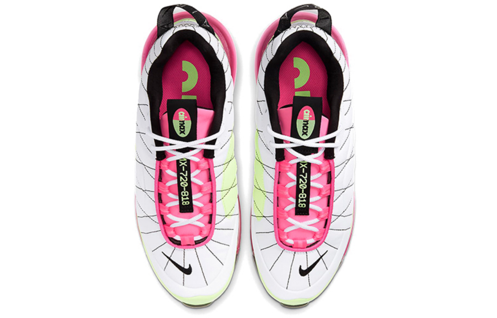 Фото № 4 с приближением к товару «‎Nike Wmns MX-720-818 WhiteRedGreen»