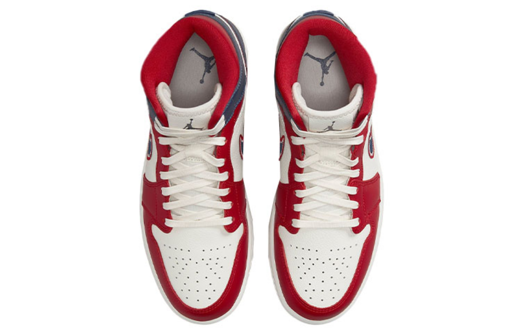 Фото № 4 с приближением к товару «‎Nike Air Jordan 1 Mid "USA"»