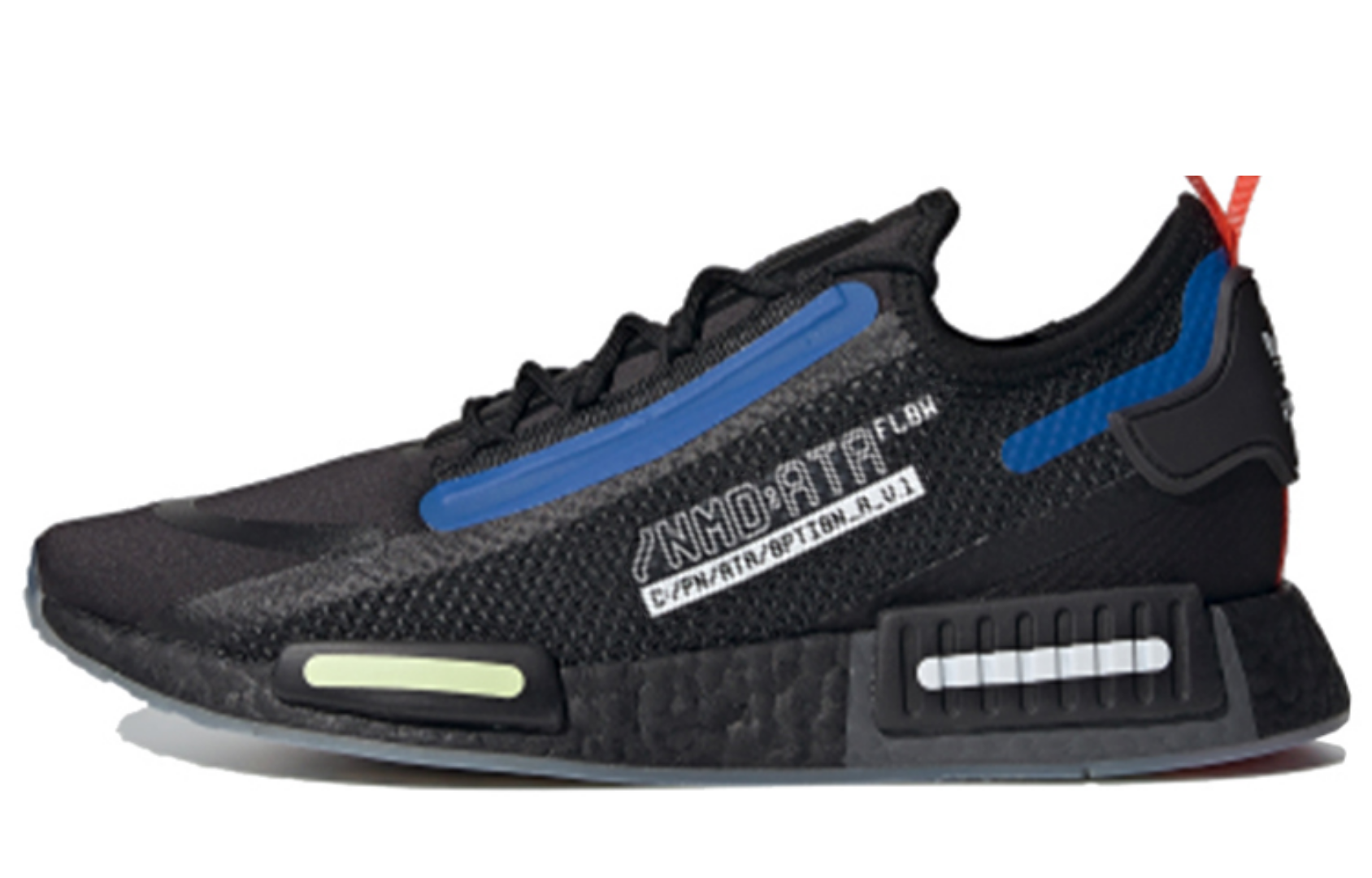 Фото № 1 с приближением к товару «‎adidas originals NMDR1 Spectoo BlackBlue»