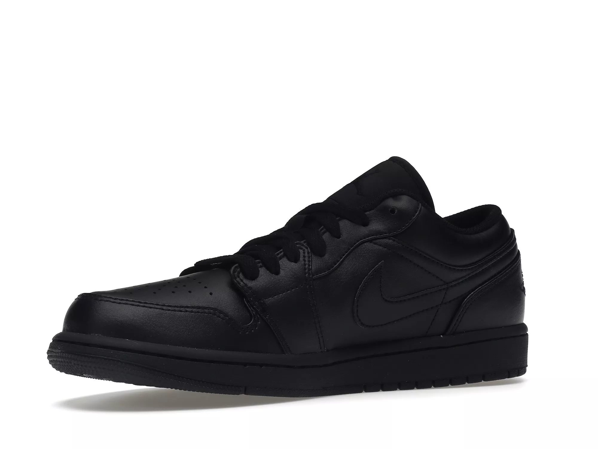Фото № 6 с приближением к товару «‎Jordan 1 Low Triple Black (2022)»
