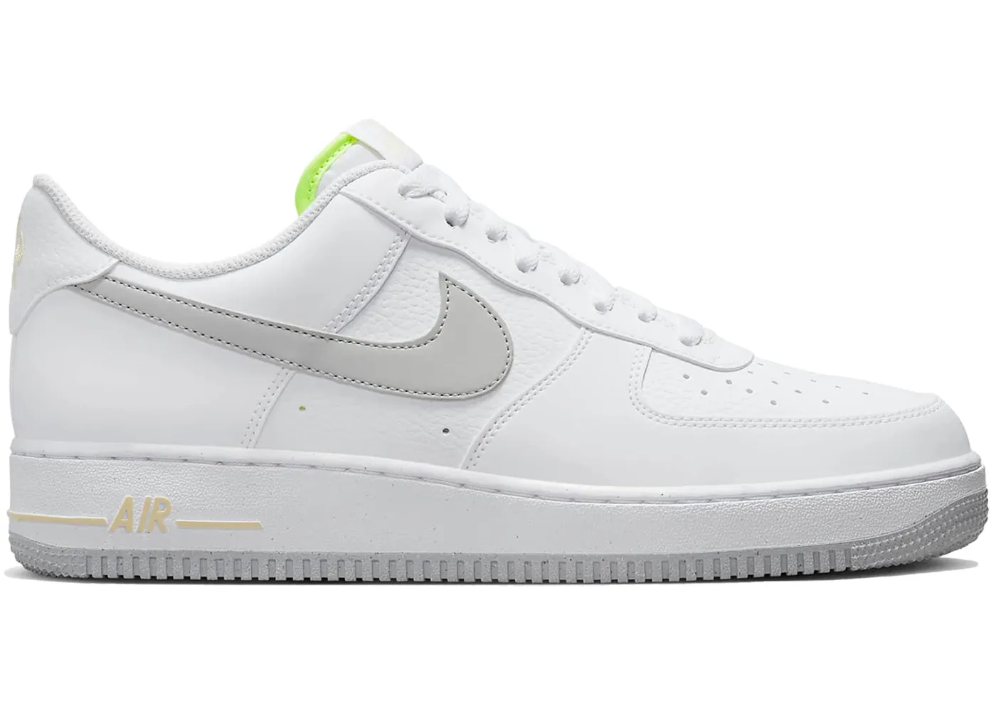 Фото № 1 с приближением к товару «‎Nike Air Force 1 Low 07 Next Nature White Wolf Grey Volt»