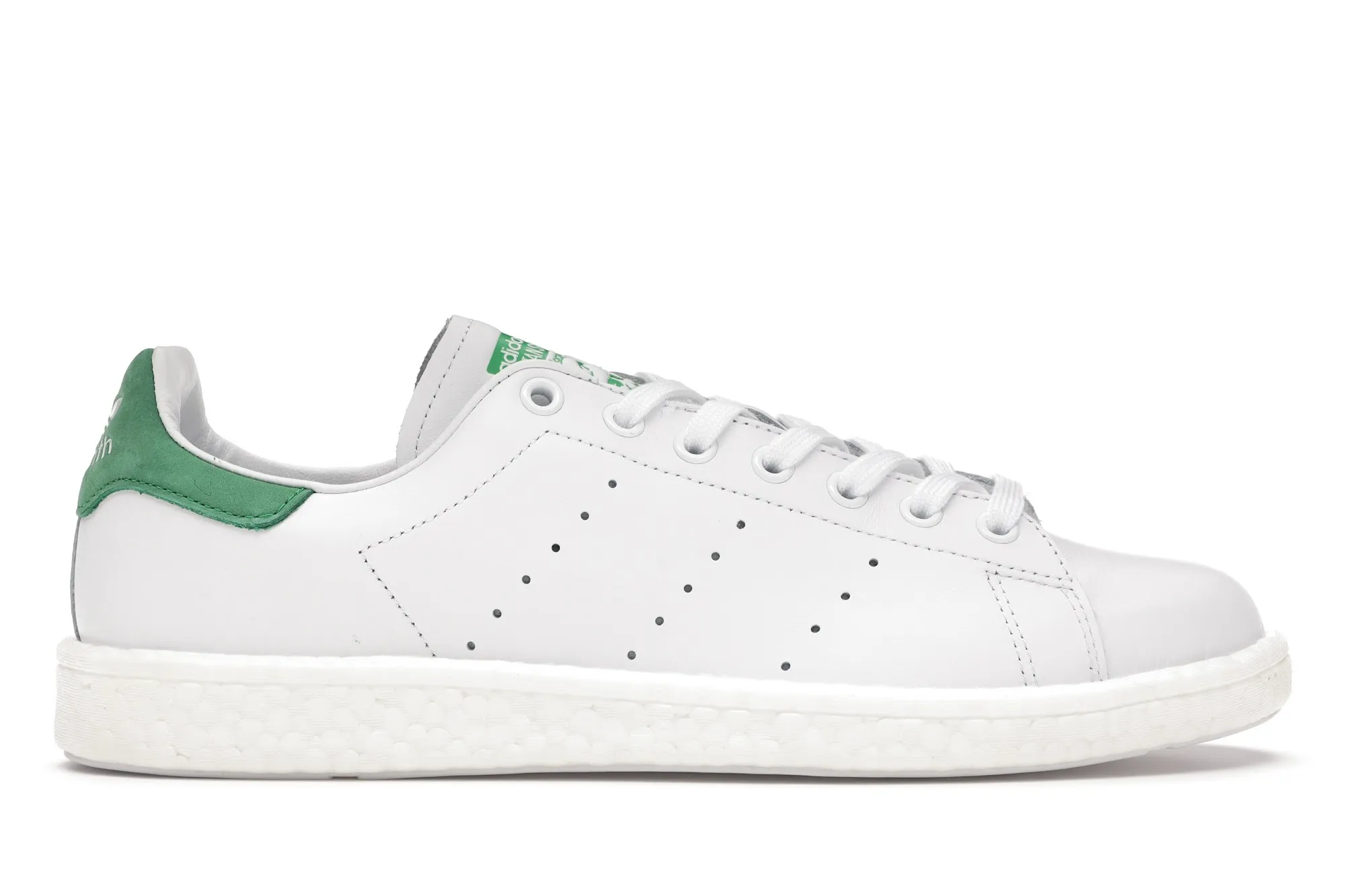 Фото № 1 с приближением к товару «‎adidas Stan Smith Boost White Green»