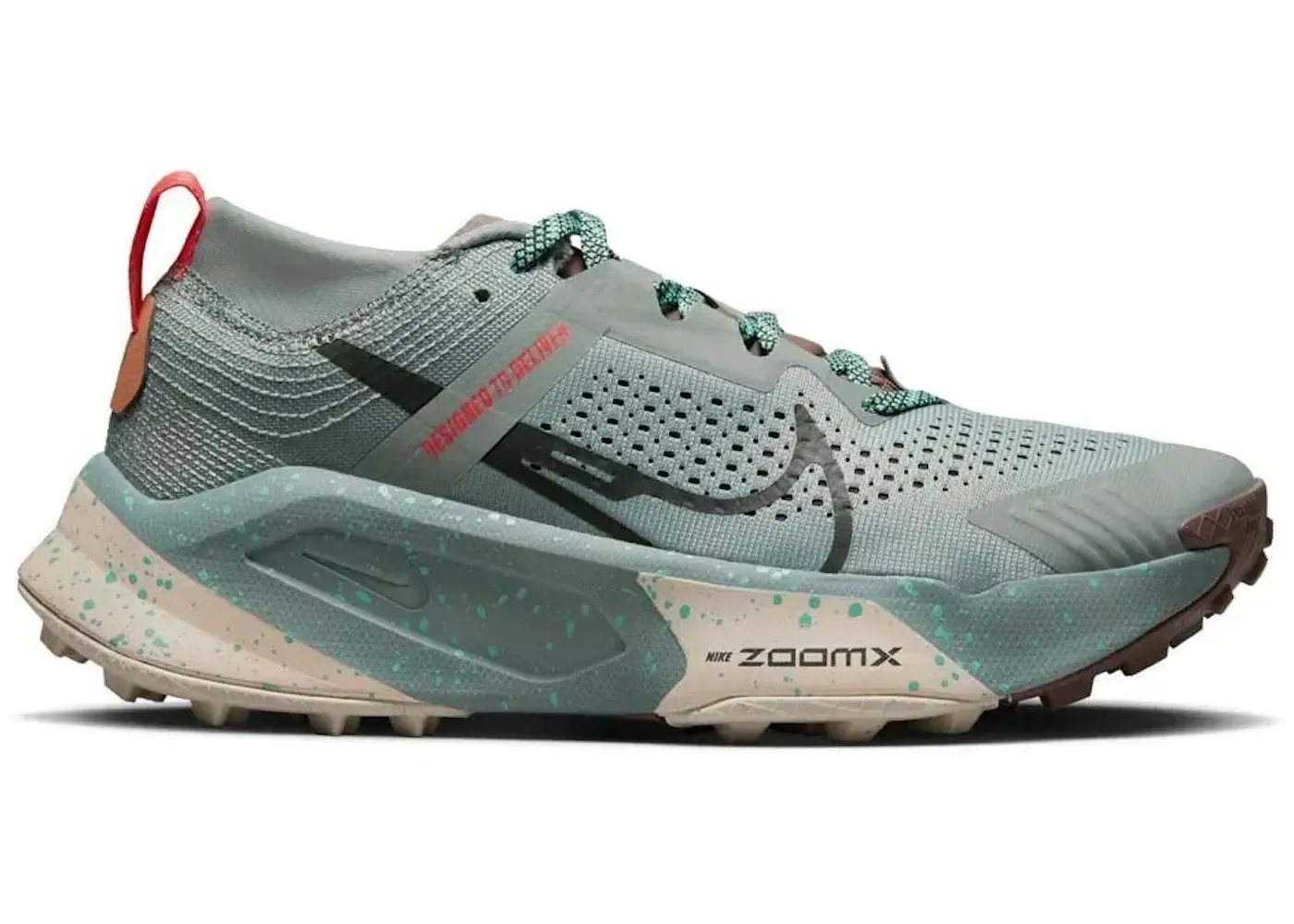 Фото № 1 с приближением к товару «‎Nike ZoomX Zegama Trail Mica Green Sequoia »