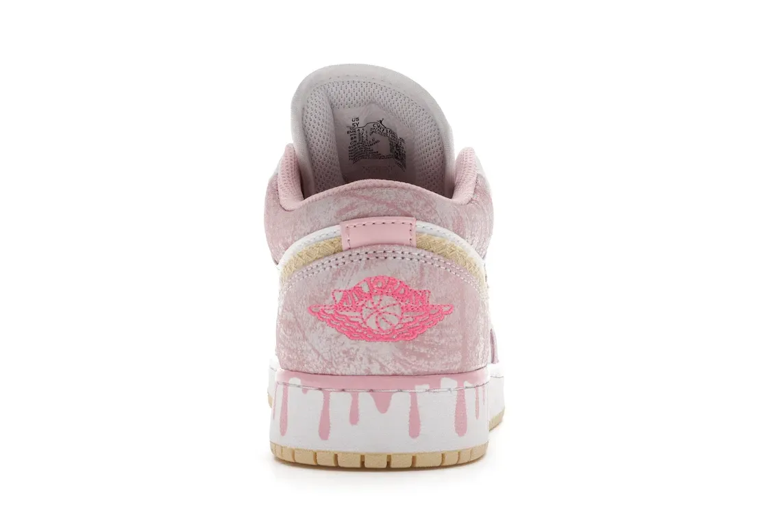 Фото № 4 с приближением к товару «‎Jordan 1 Low Paint Drip »