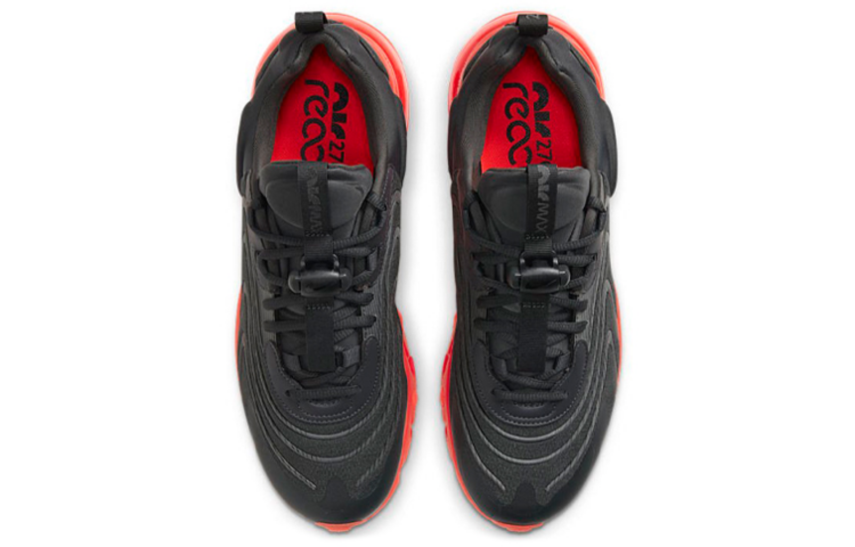 Фото № 4 с приближением к товару «‎Nike Air Max 270 React ENG 'Dark Smoke Grey Crimson'»