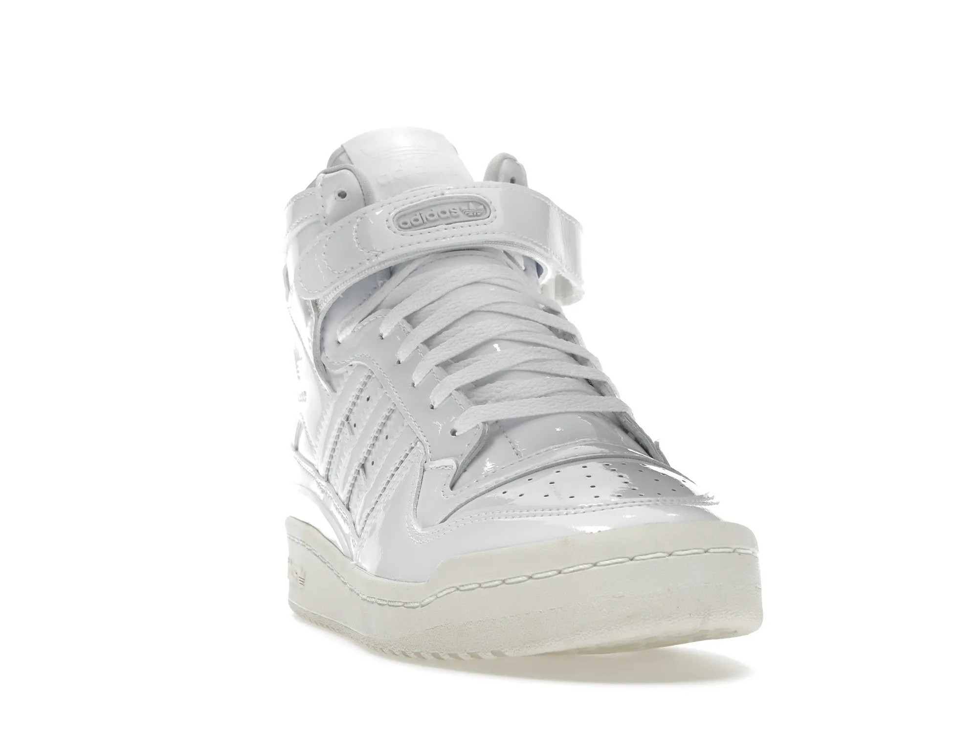 Фото № 3 с приближением к товару «‎adidas Forum Mid Triple White Patent Leather »