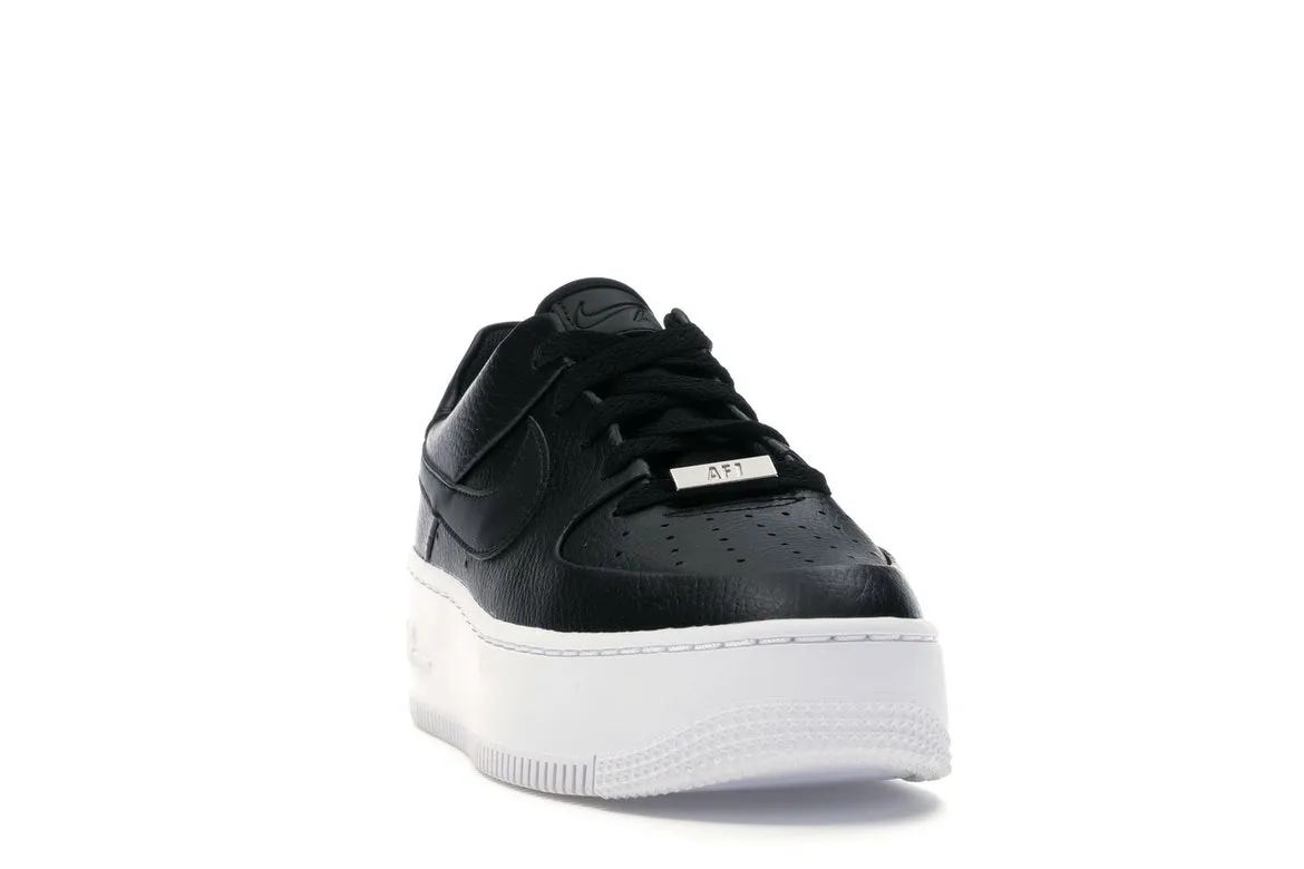 Фото № 2 с приближением к товару «‎Nike Air Force 1 Sage Low Black White »