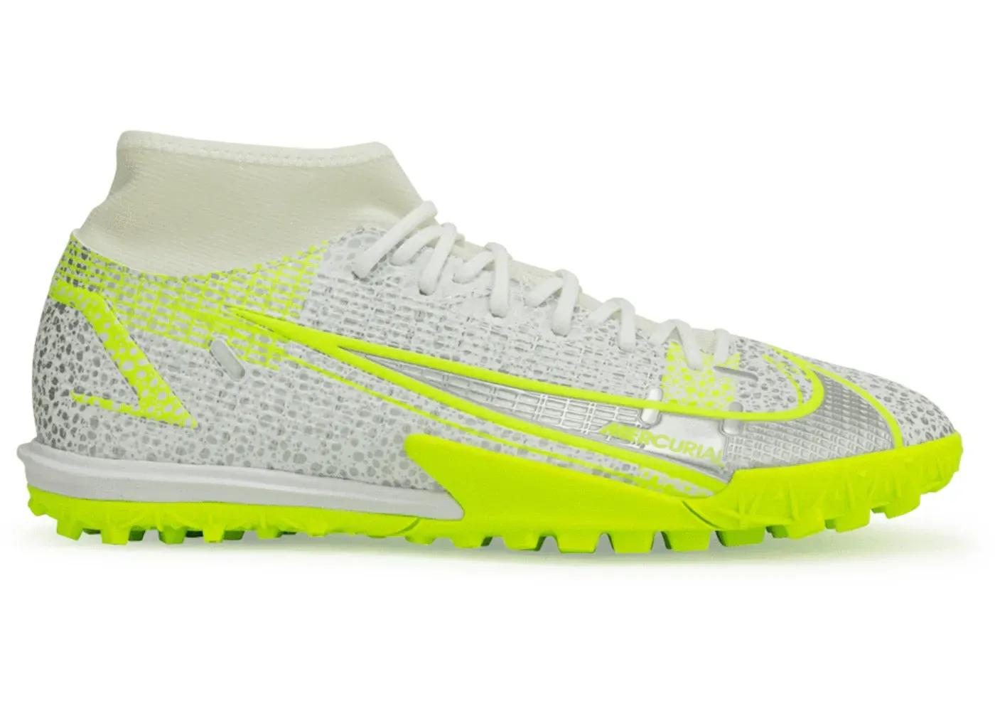 Фото № 1 с приближением к товару «‎Nike Mercurial Superfly 8 Academy TF Metallic Silver Volt»