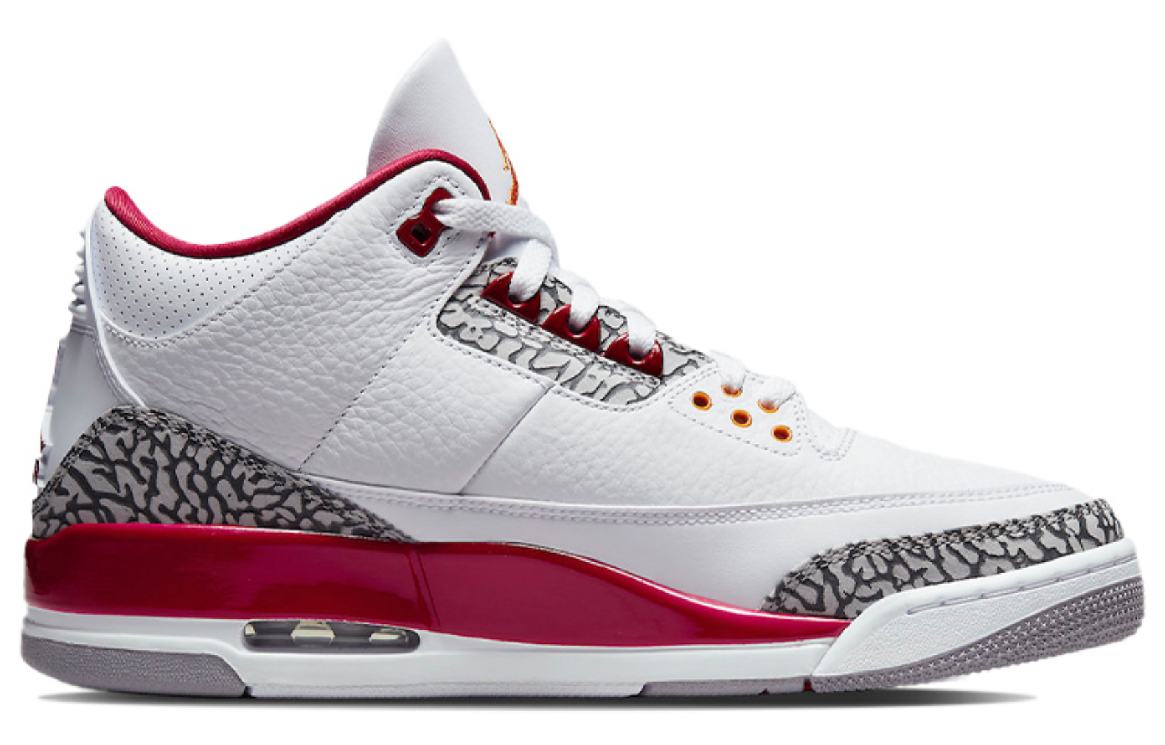 Фото № 2 с приближением к товару «‎Nike Air Jordan 3 Retro Vintage Basketball shoes Cardinal Red»