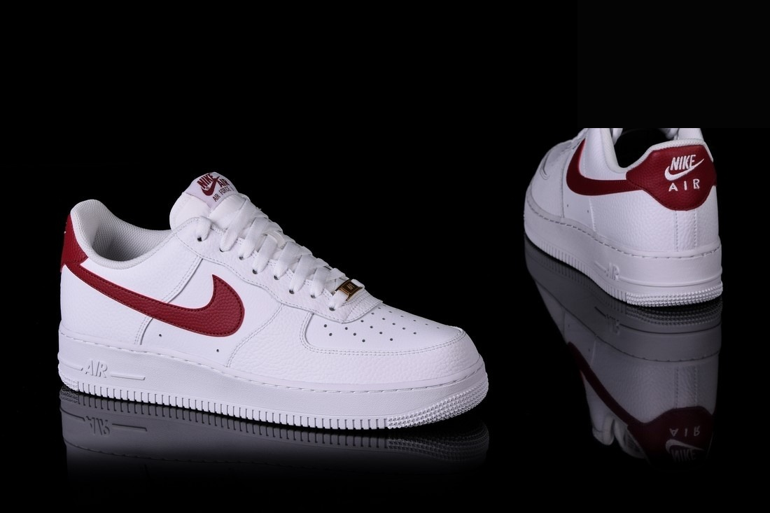Фото № 2 с приближением к товару «‎ Nike Air Force 1 Low Skate shoes WhiteTeam Red»