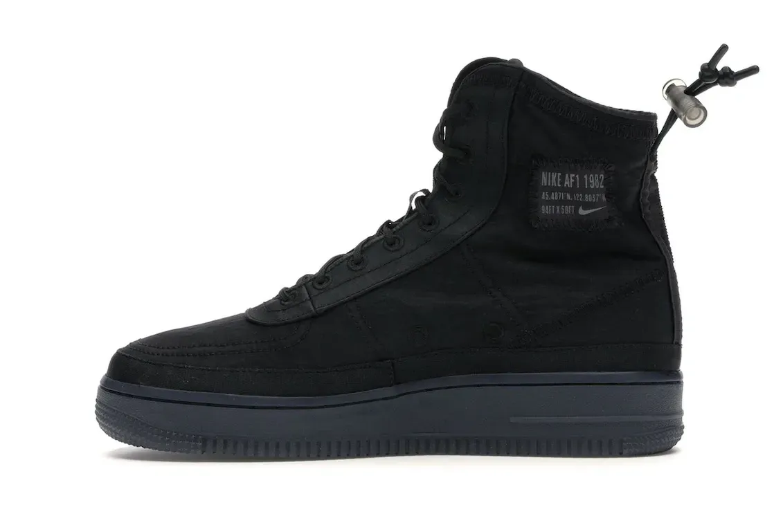 Фото № 3 с приближением к товару «‎Nike Air Force 1 Shell Black »