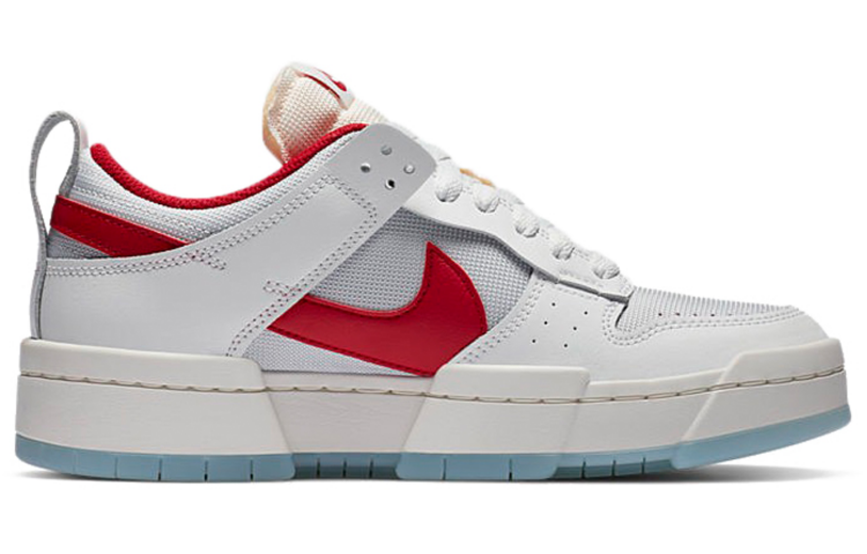Фото № 2 с приближением к товару «‎Nike Dunk Low Disrupt White Gym Red»