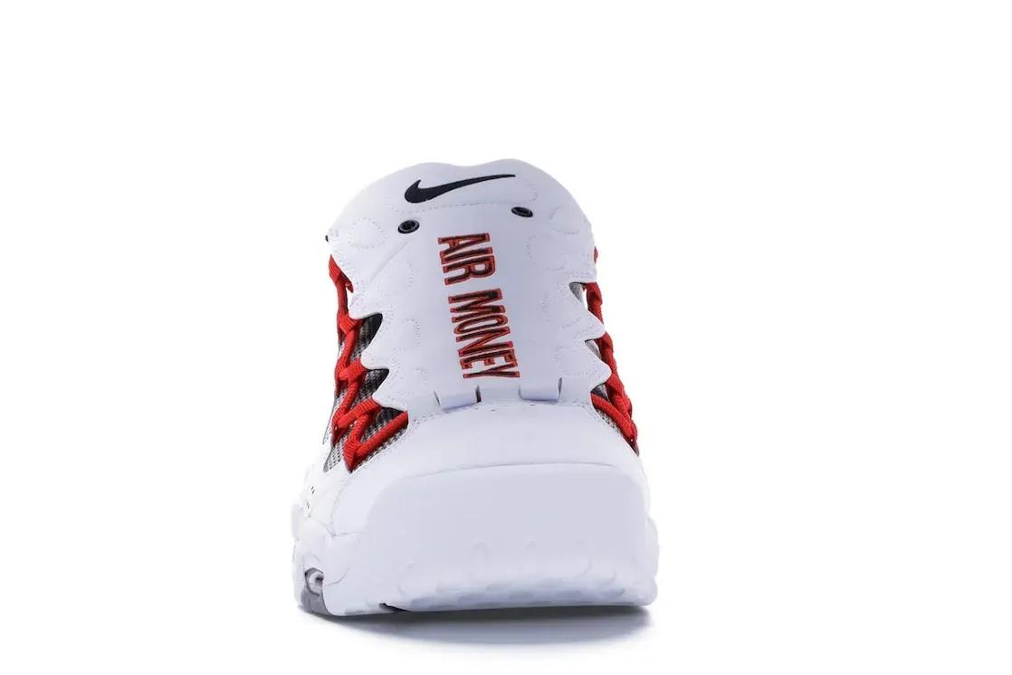 Фото № 2 с приближением к товару «‎Nike Air More Money White Habanero Red Atmosphere Grey»