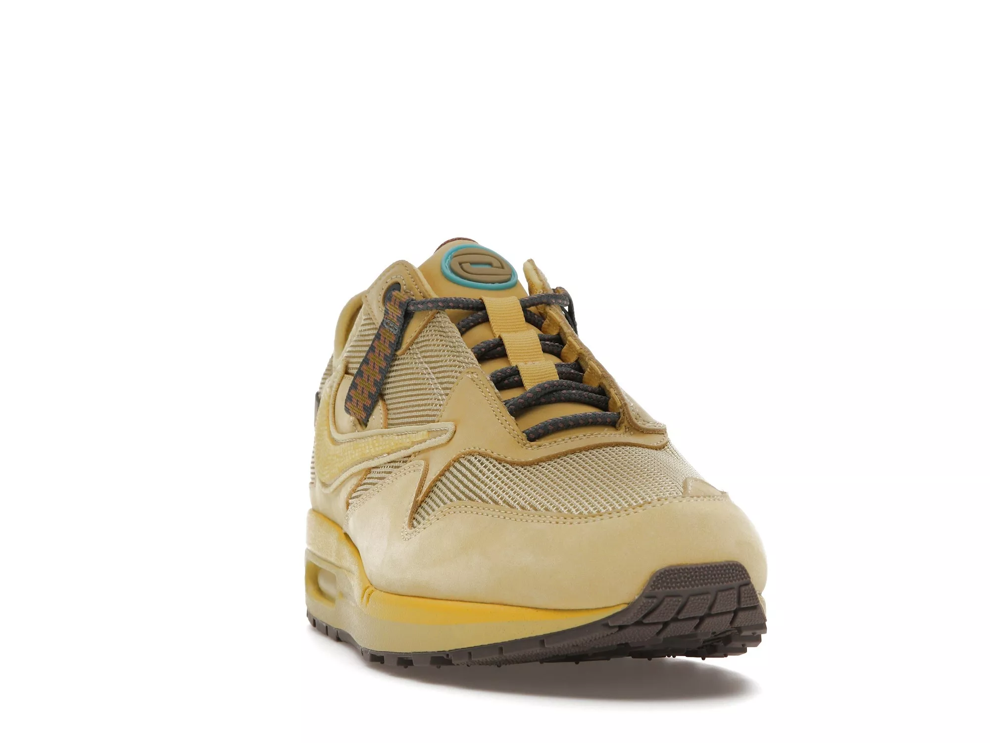 Фото № 5 с приближением к товару «‎Nike Air Max 1 Travis Scott Cactus Jack Saturn Gold»