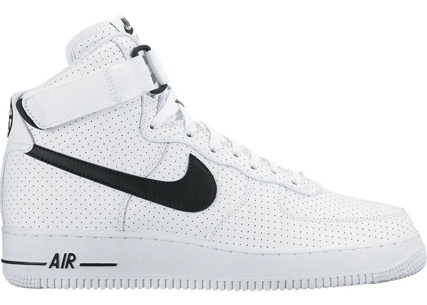 Фото № 1 с приближением к товару «‎Nike Air Force 1 High Perf White Black»