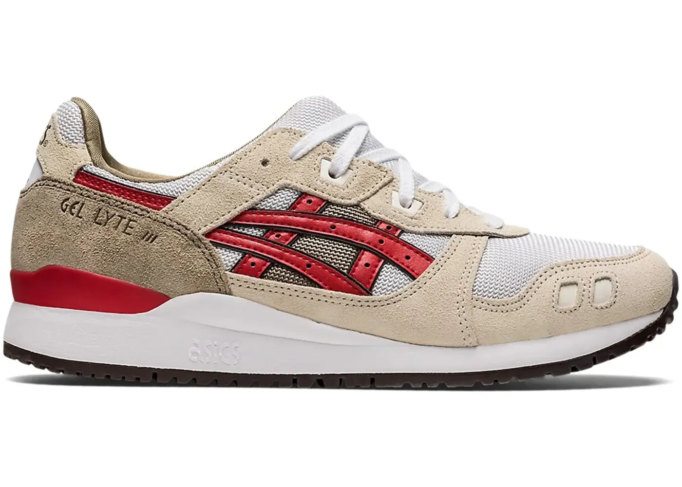 Фото № 1 с приближением к товару «‎ASICS Gel-Lyte III OG Smoke Grey Red Alert»