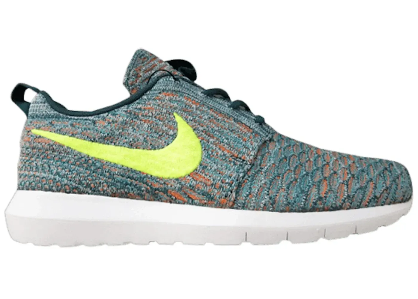 Фото № 1 с приближением к товару «‎Nike Flyknit Roshe Run Mineral Teal»