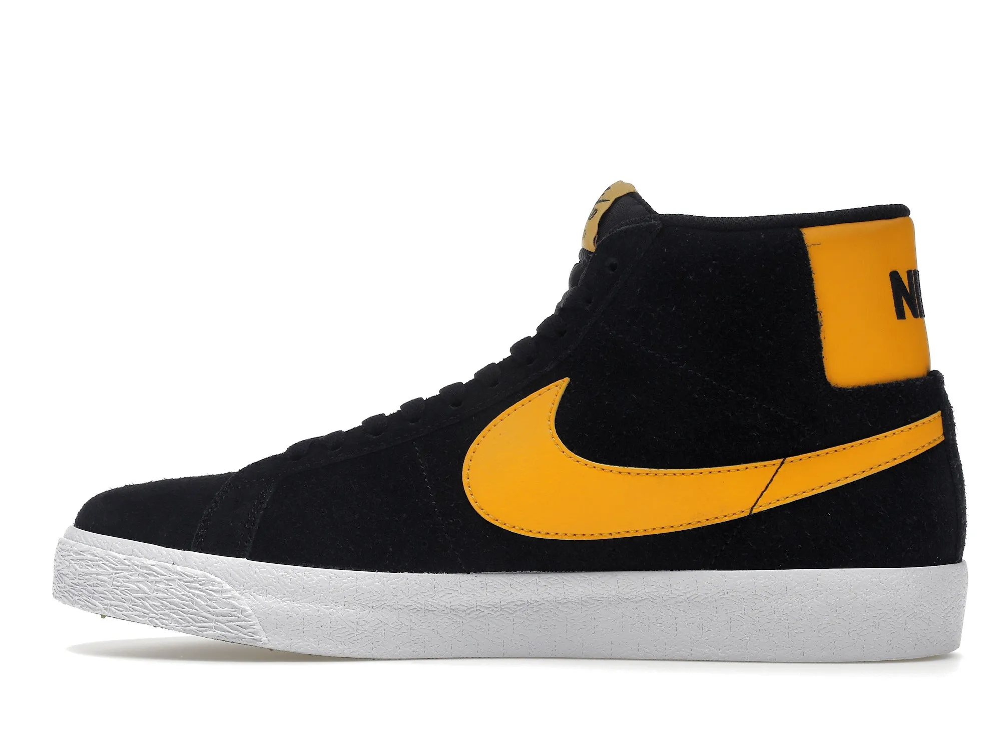 Фото № 5 с приближением к товару «‎Nike SB Zoom Blazer Mid Black University Gold»