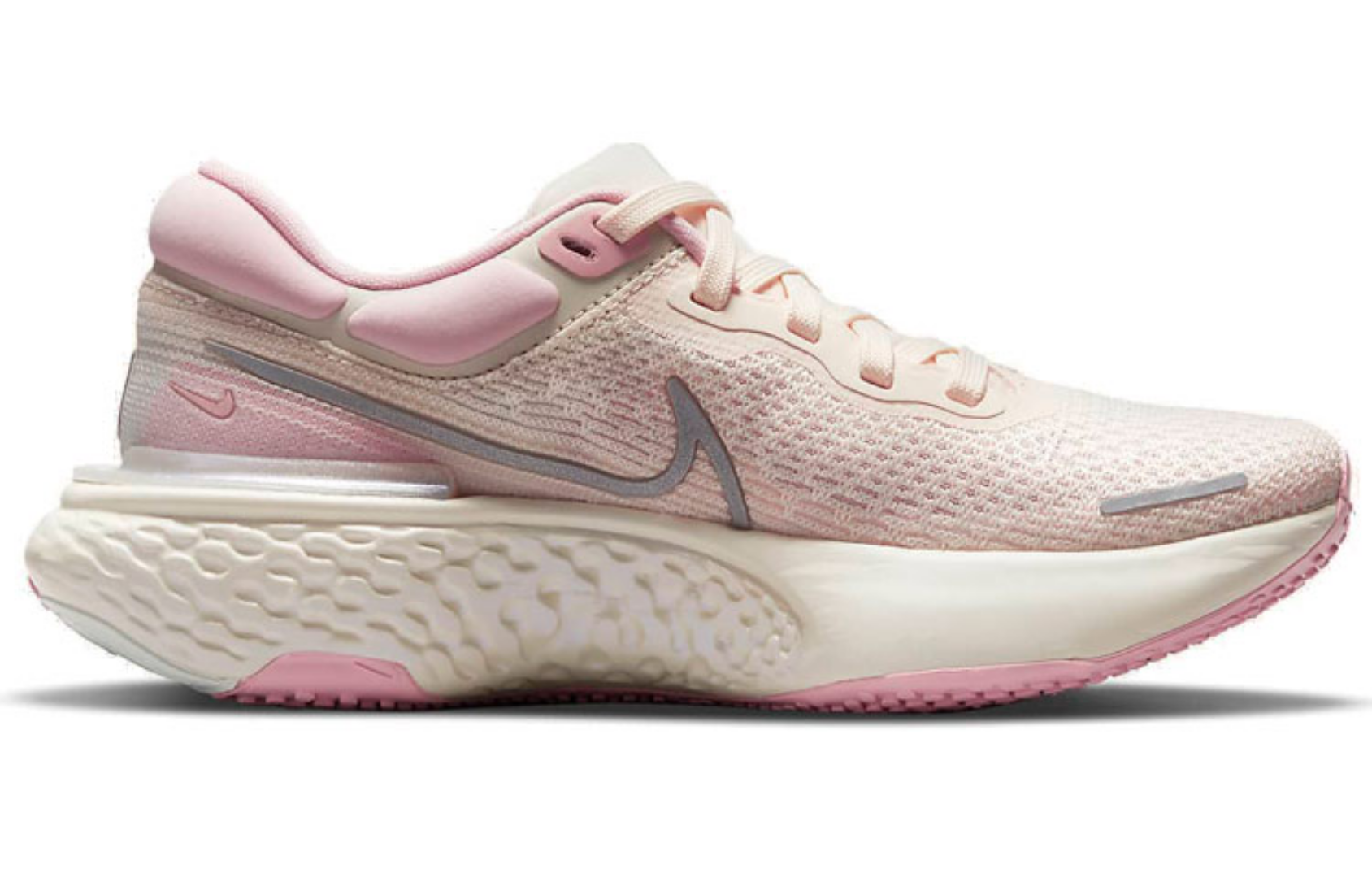 Фото № 2 с приближением к товару «‎Nike Wmns ZoomX Invincible Run Flyknit 'Guava Ice Pink Glaze'»