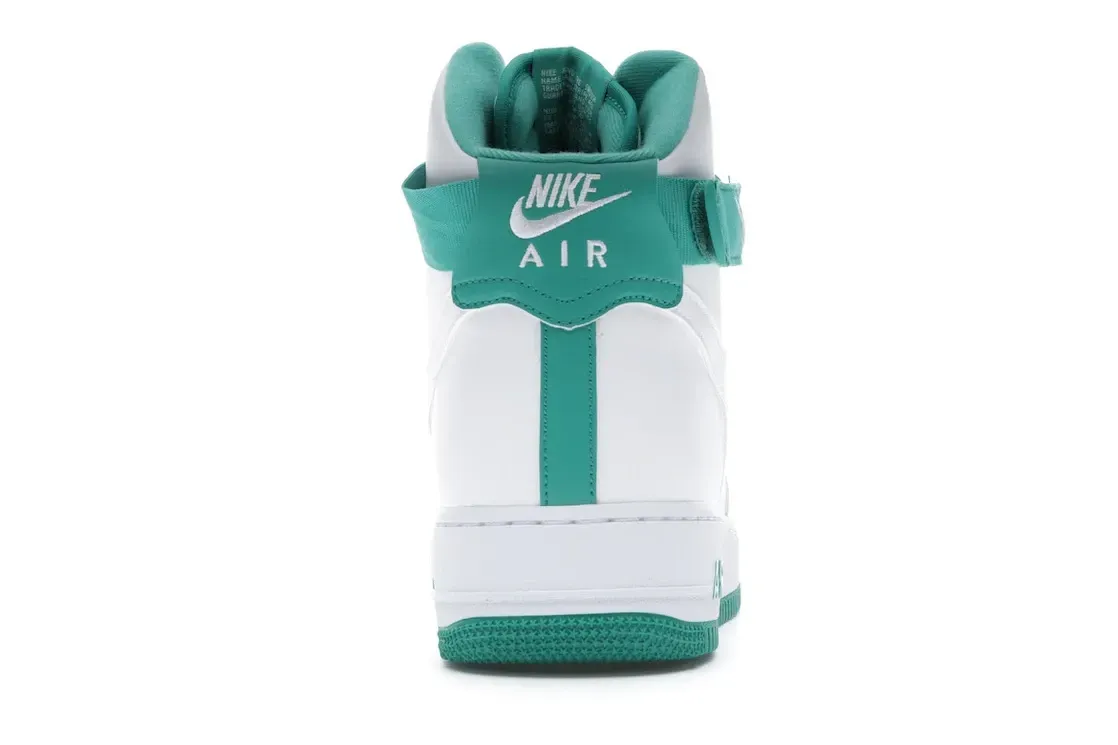Фото № 4 с приближением к товару «‎Nike Air Force 1 High White Neptune Green»