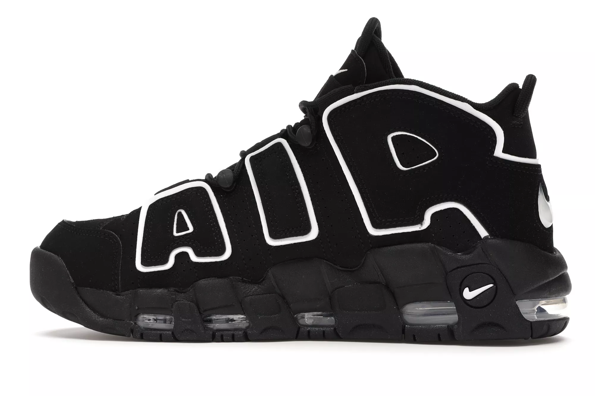 Фото № 5 с приближением к товару «‎Nike Air More Uptempo Black White (2016/2020)»