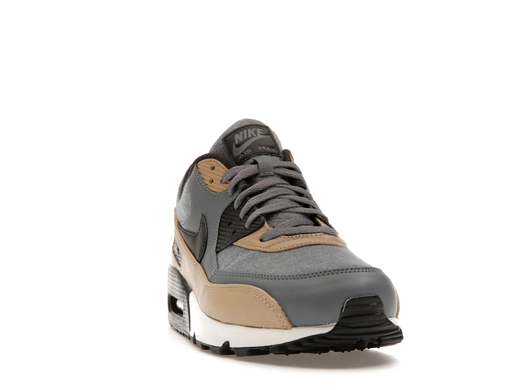 Фото № 2 с приближением к товару «‎Nike Air Max 90 Wool Cool Grey Mushroom»