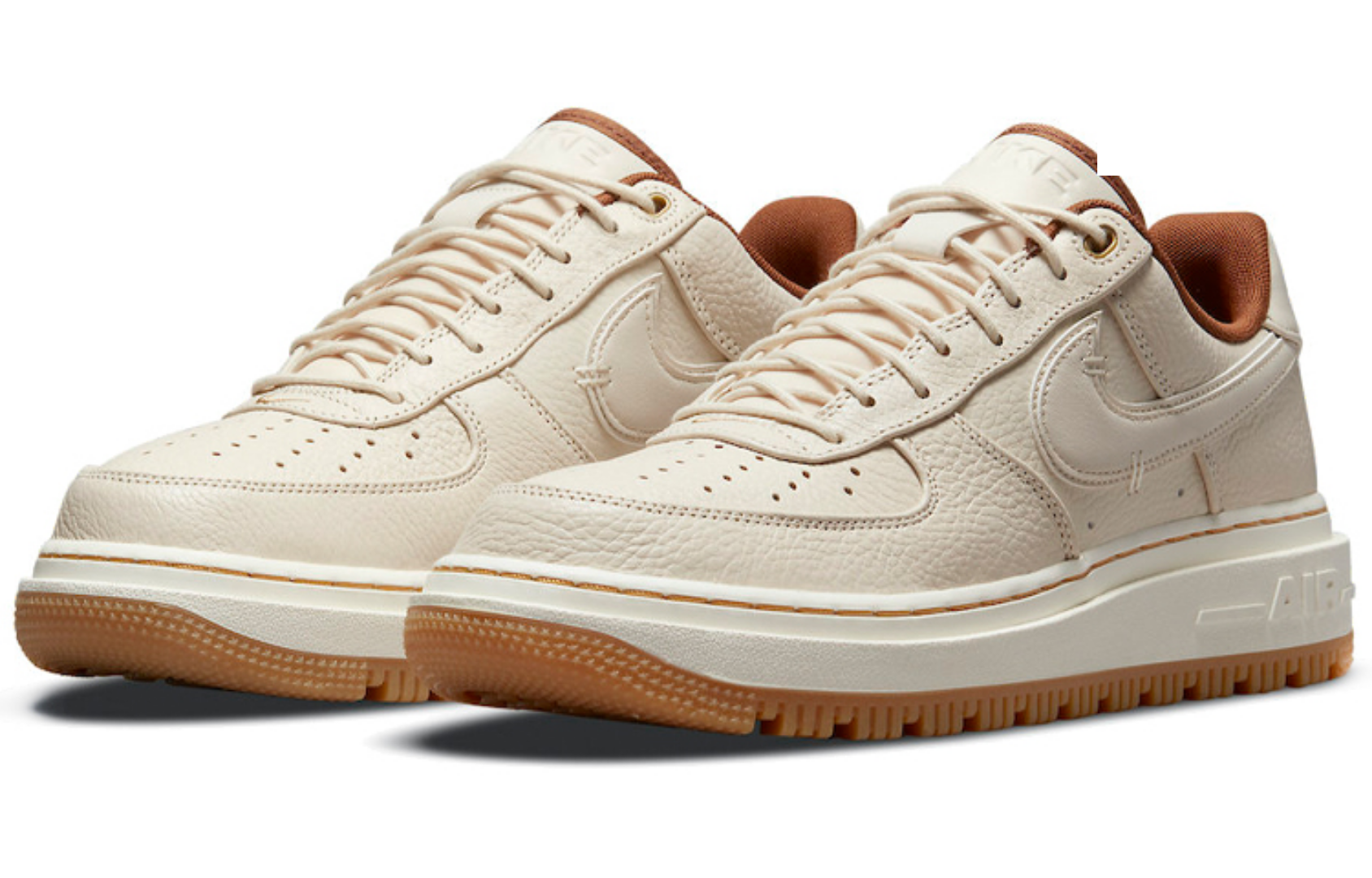 Фото № 3 с приближением к товару «‎Nike Air Force 1 Luxe "Pecan" Creamy»