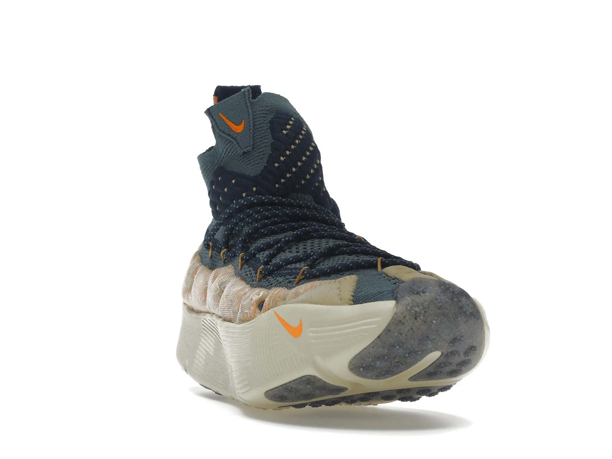 Фото № 3 с приближением к товару «‎Nike ISPA Sense Flyknit Mineral Slate Magma Orange»