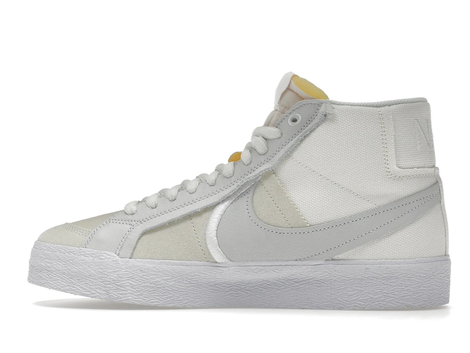 Фото № 5 с приближением к товару «‎Nike SB Blazer Mid Warning Label Summit White»