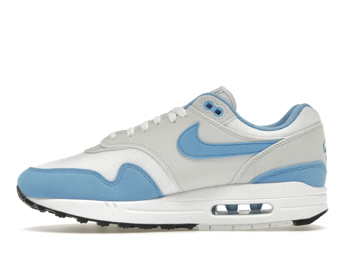Фото № 3 с приближением к товару «‎Nike Air Max 1 White University Blue»
