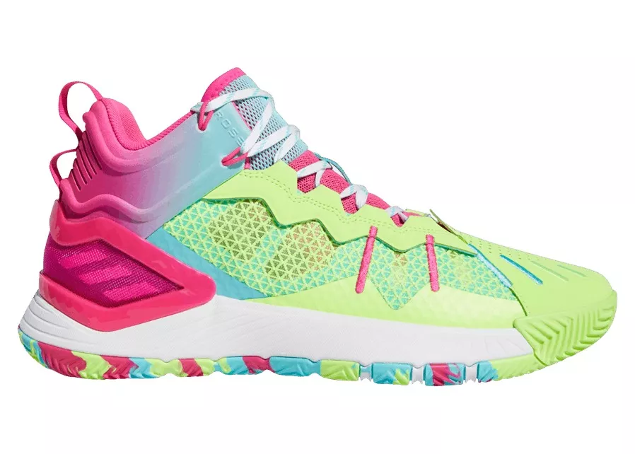 Фото № 1 с приближением к товару «‎adidas D Rose Son of Chi Godspeed Signal Green Pink»