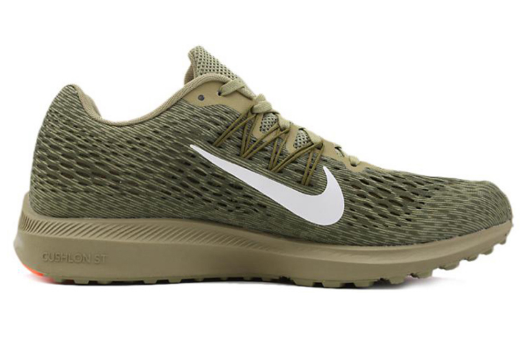 Фото № 2 с приближением к товару «‎Nike Zoom Winflo 5 GreenWhite»