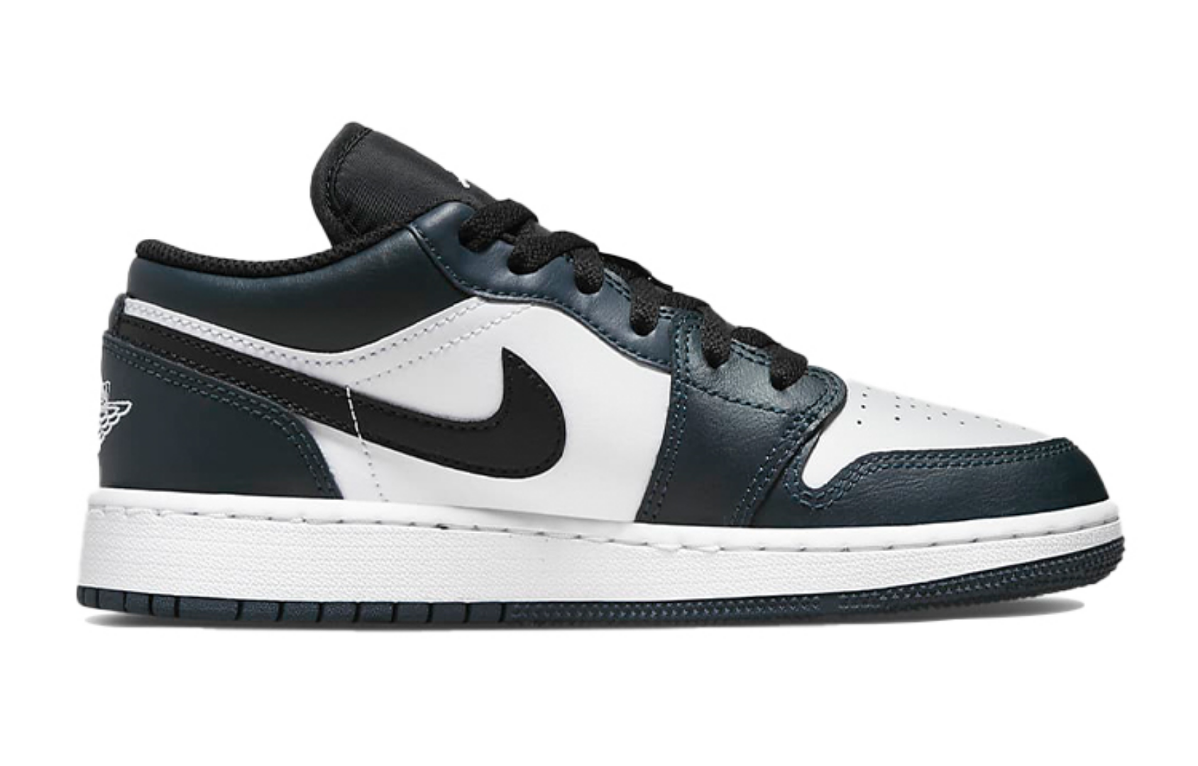 Фото № 2 с приближением к товару «‎ Jordan Air Jordan 1 Vintage basketball shoes Armory NavyBlackWhite»