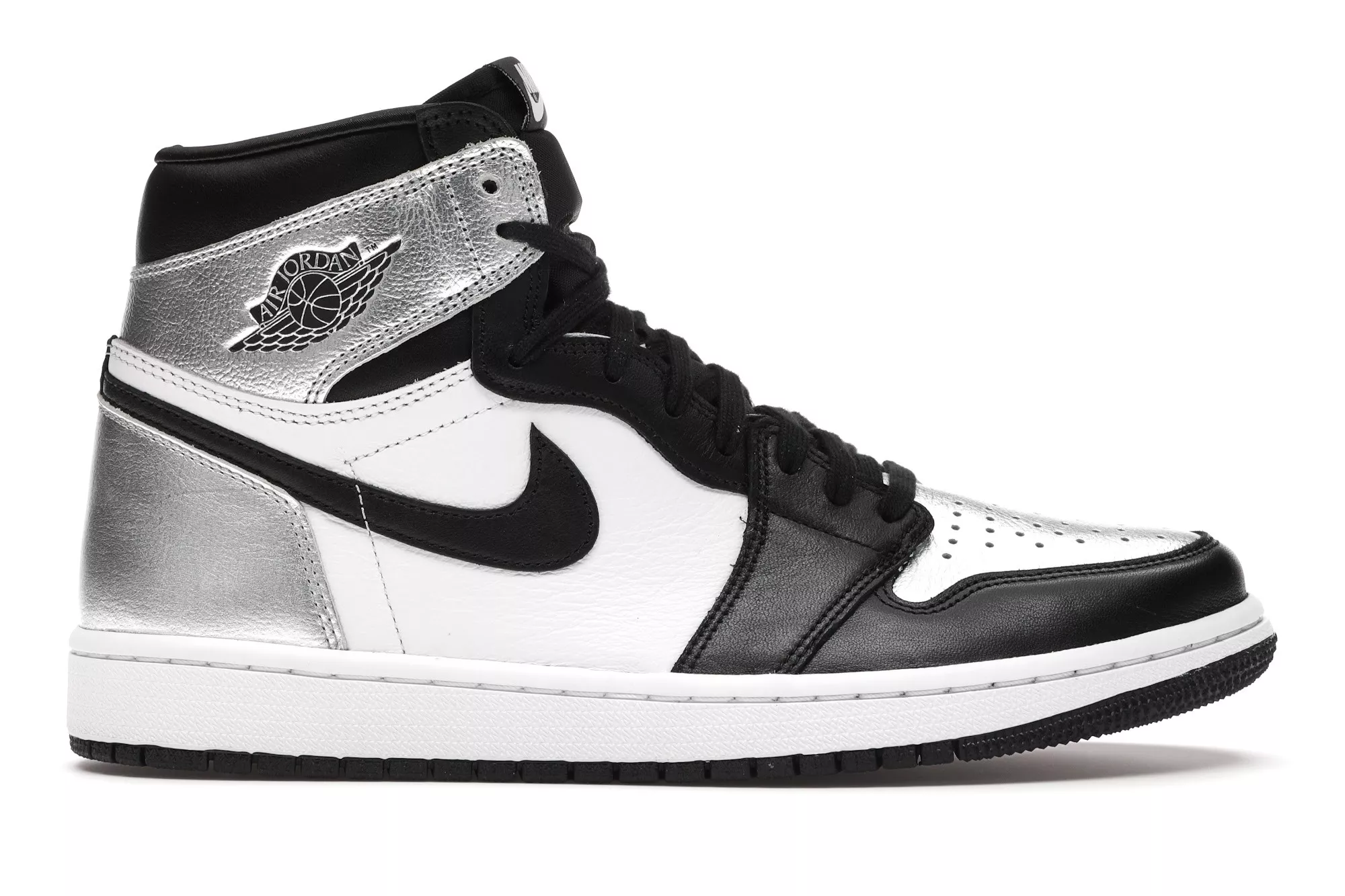 Фото № 1 с приближением к товару «‎ Jordan 1 Retro High Silver Toe  »