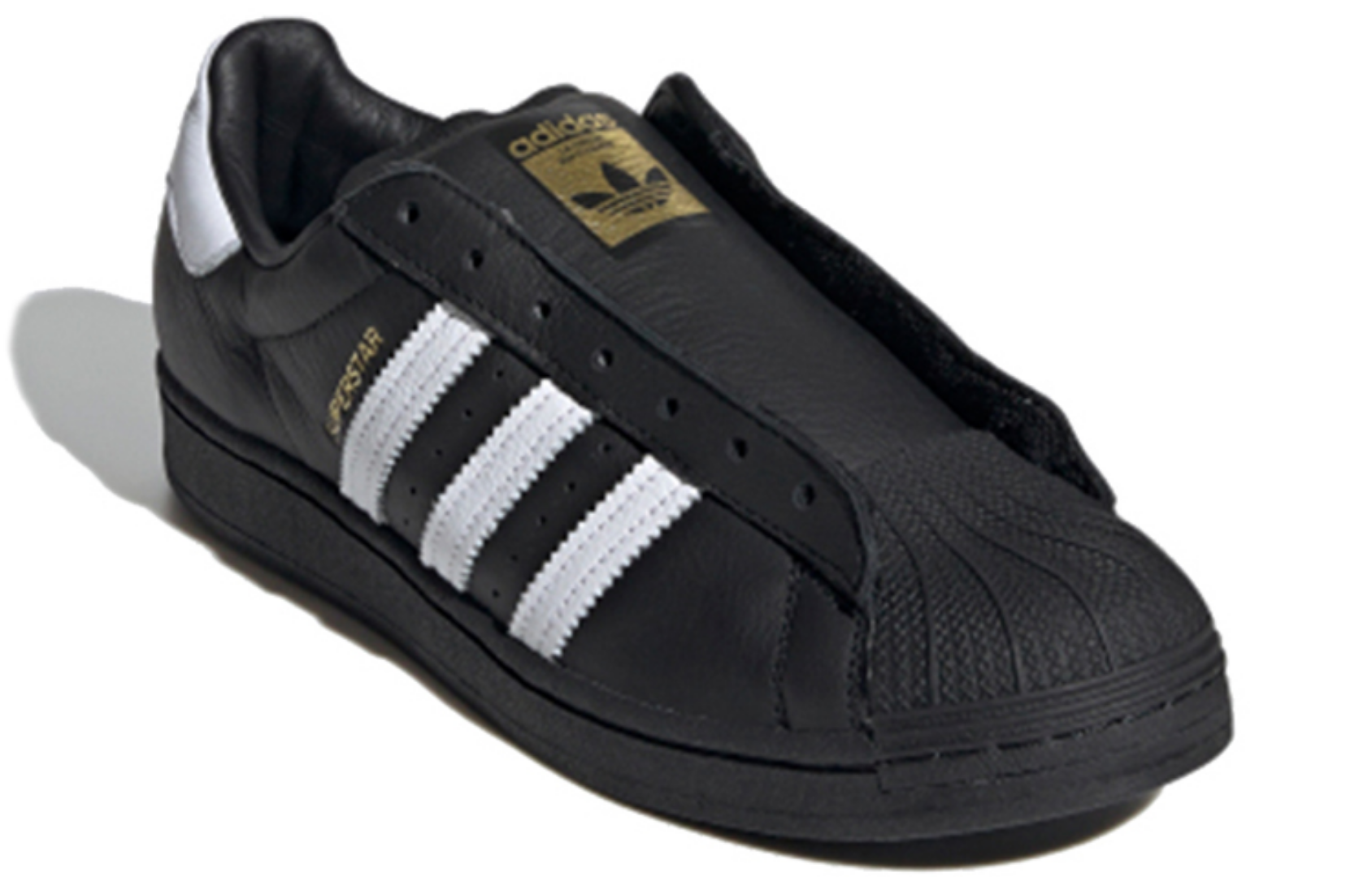Фото № 2 с приближением к товару «‎Adidas Originals Superstar Laceless 'Core Black'»